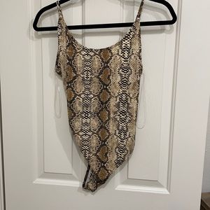 Snake skin body suit